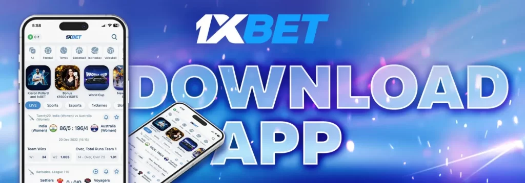 1XBET Mobi uygulama sürümü